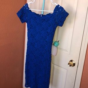 Blue dress